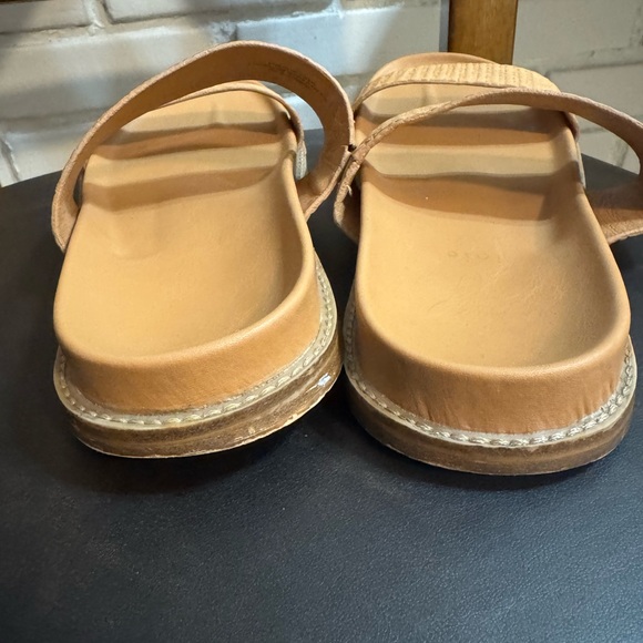 Jolie Tan Sandals Double-Strap Comfort - Picture 6 of 7
